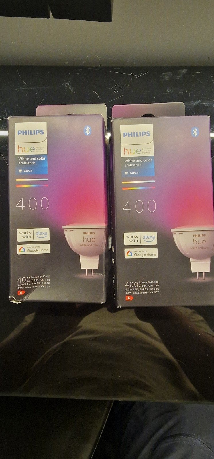 Philips Hue GU5.3 White and Color Ambiance (400 lumen), Nieuw, GU5.3, Ophalen of Verzenden, Minder dan 10 watt