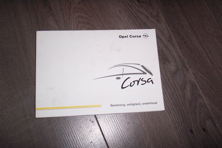 Gebruikershandleiding OPEL CORSA C   1999/2005, Ophalen of Verzenden