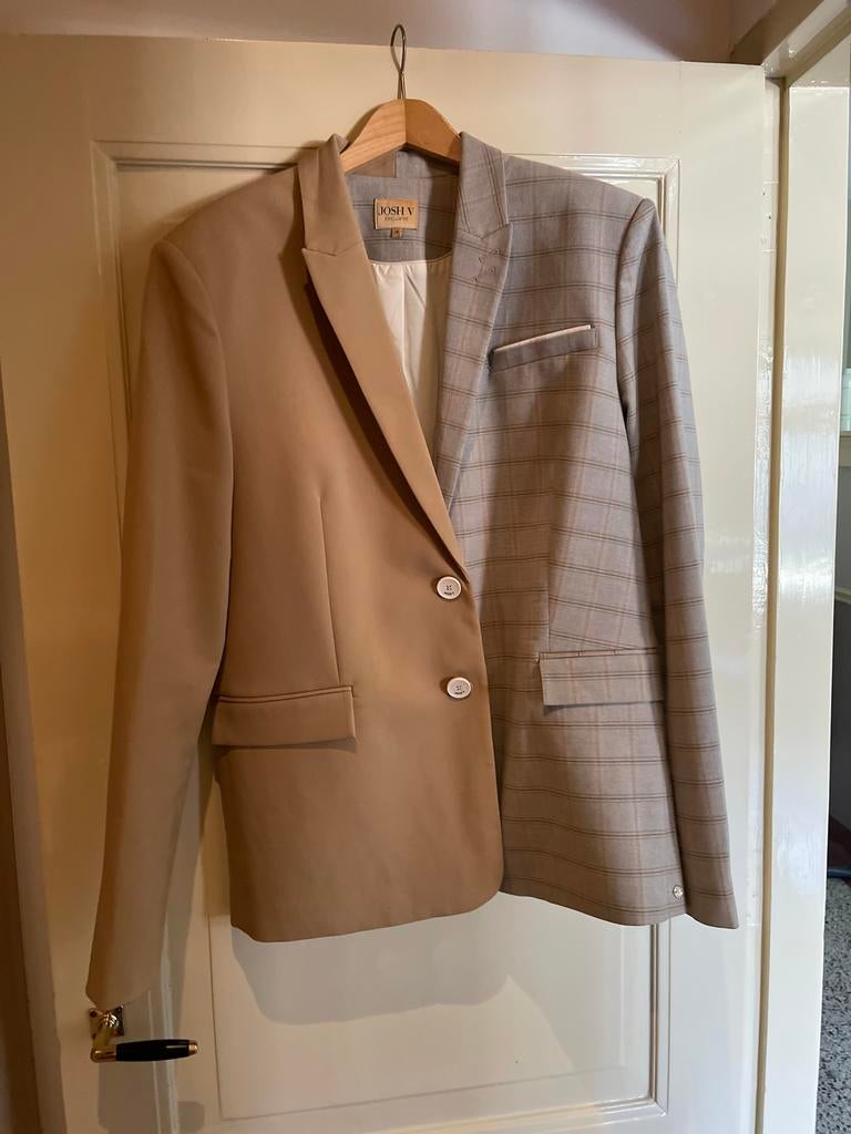 Josh V Suus Blazer XL - Zo goed als nieuw, Beige, Maat 46/48 (XL) of groter, Ophalen of Verzenden, Zo goed als nieuw