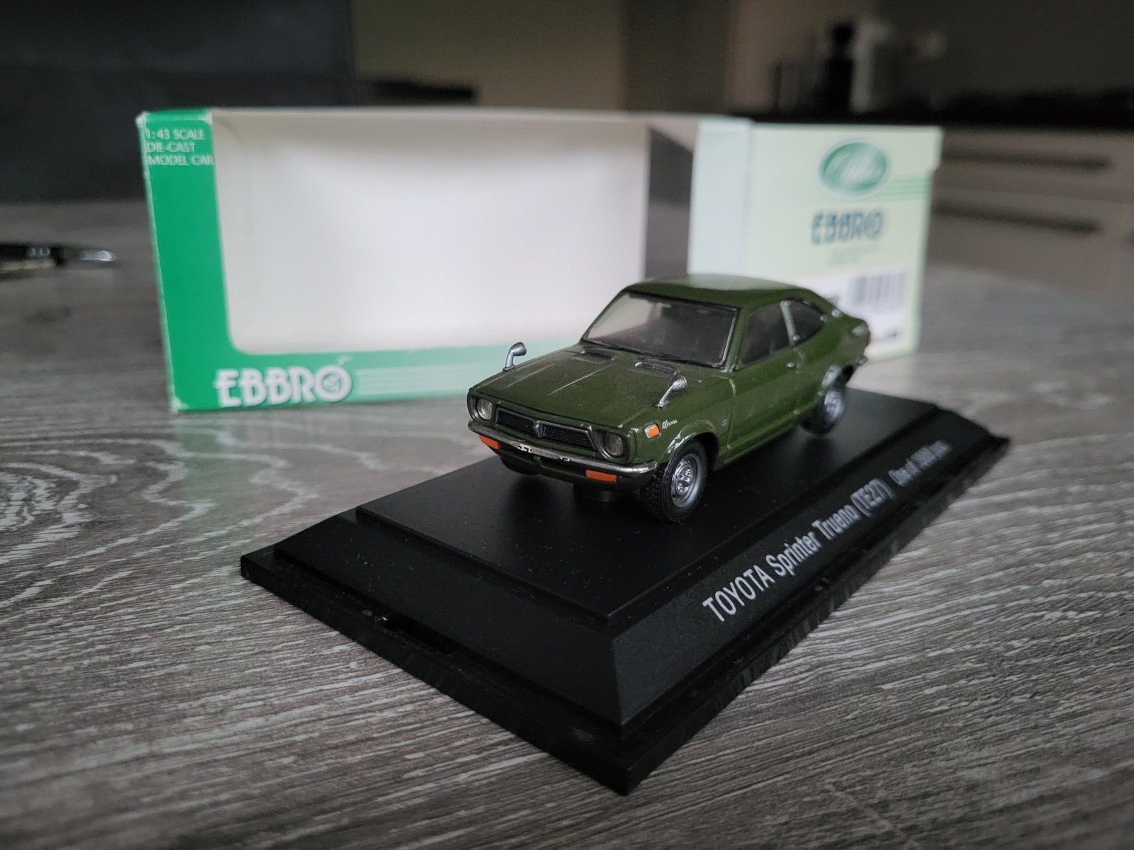 Toyota Corolla schaal 1:43 TE27, Ophalen of Verzenden, Zo goed als nieuw, Auto, Overige merken
