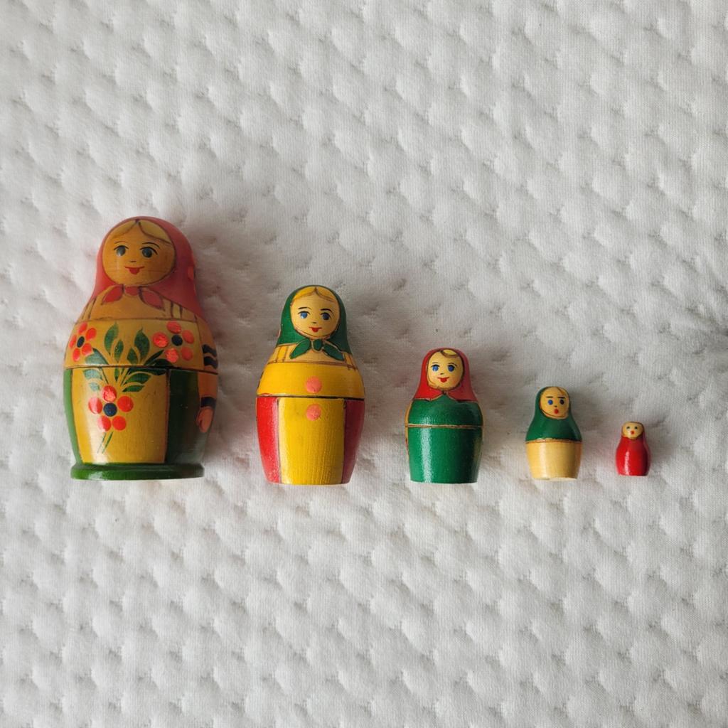 Set van 5 Russische Matroesjka poppen, Verzamelen, Ophalen of Verzenden, Zo goed als nieuw