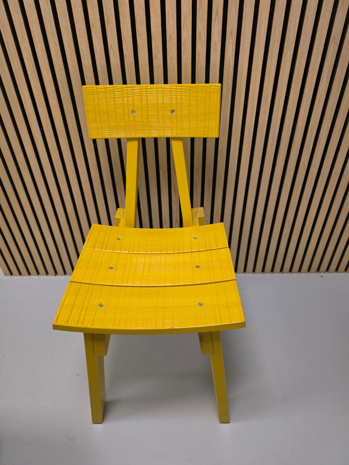Piet Hein Eek stoel, geel, Ophalen, Gebruikt, Overige kleuren, Eén