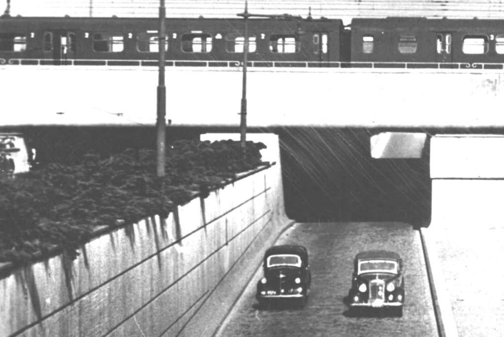 967277 Rotterdam 1950 Tunnel Beukelsdijk Gelopen met zegel, Verzamelen, Ophalen of Verzenden, 1940 tot 1960, Gelopen, Noord-Brabant