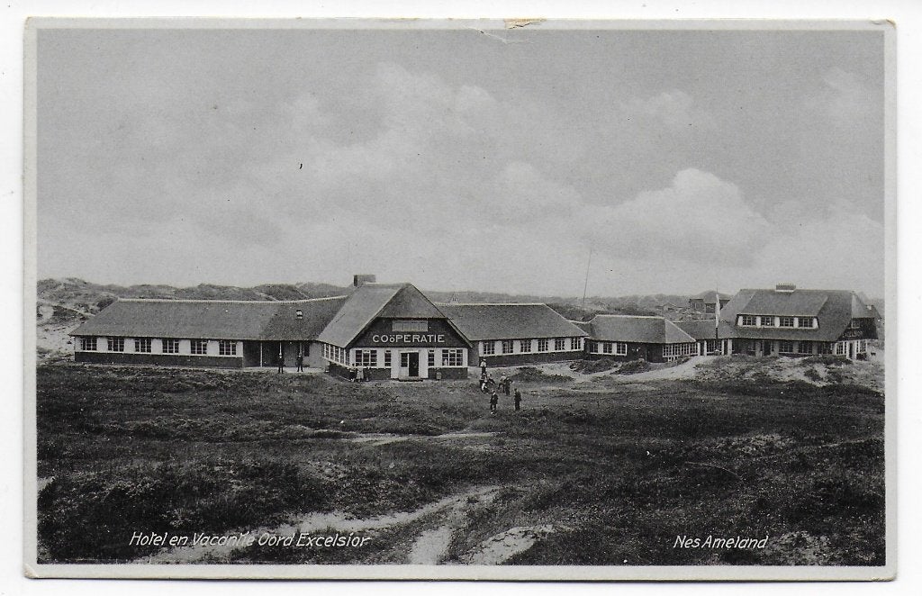 Ameland Nes Exelsior oude ongelopen ansichtkaart (B2322, Ophalen of Verzenden, 1980 tot heden, Gelopen, Waddeneilanden