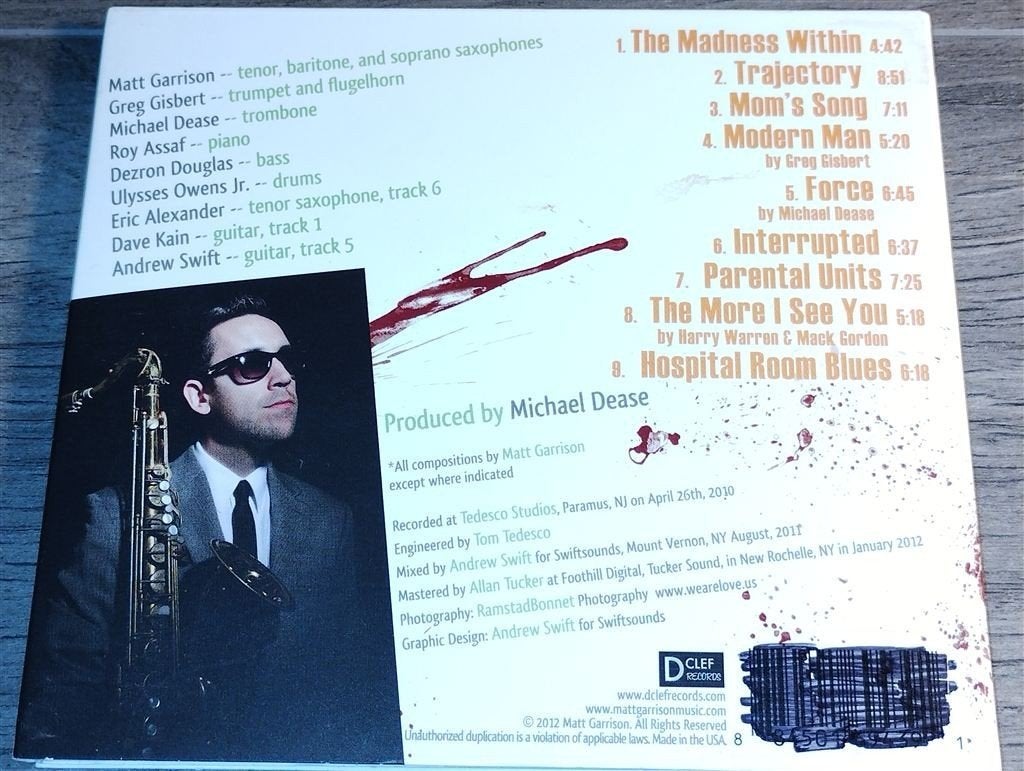 Matt Garrison - Blood Songs, Ophalen of Verzenden, Zo goed als nieuw, Jazz