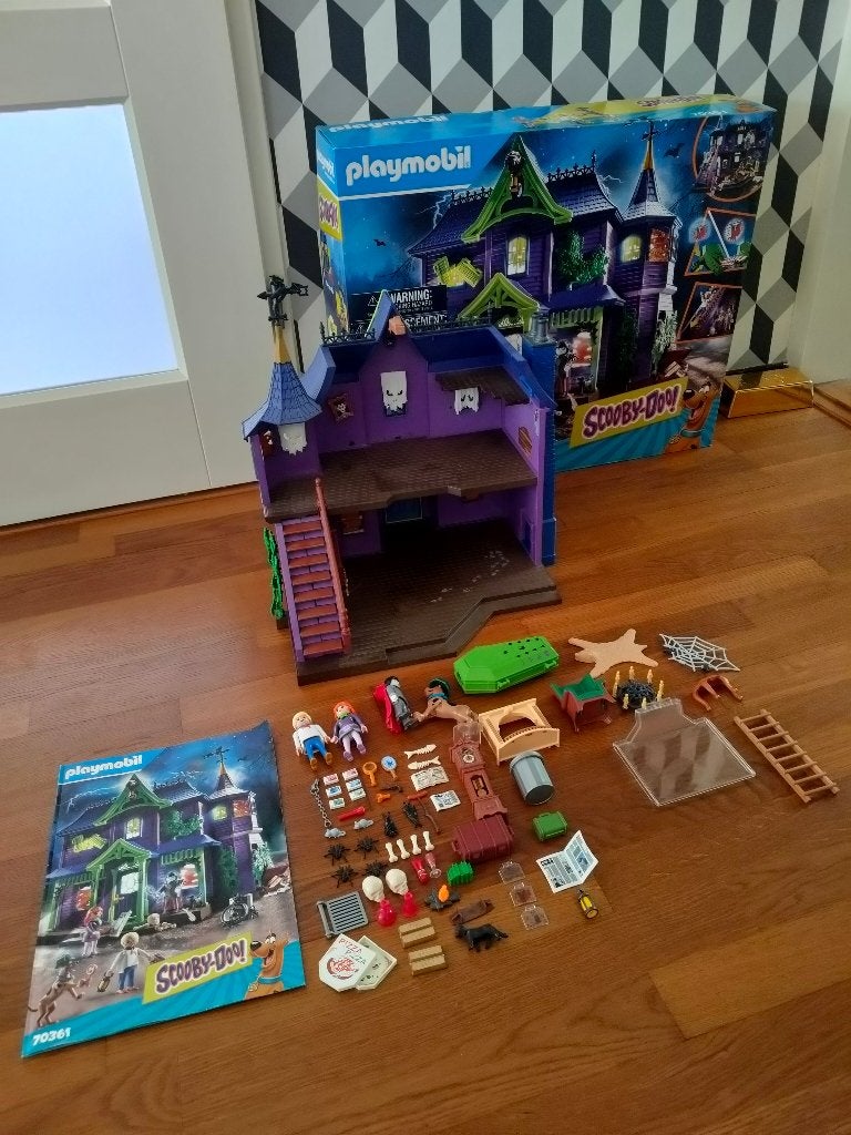 Playmobil 70361 Scooby Doo spookhuis, Ophalen, Gebouw, Complete set, Zo goed als nieuw