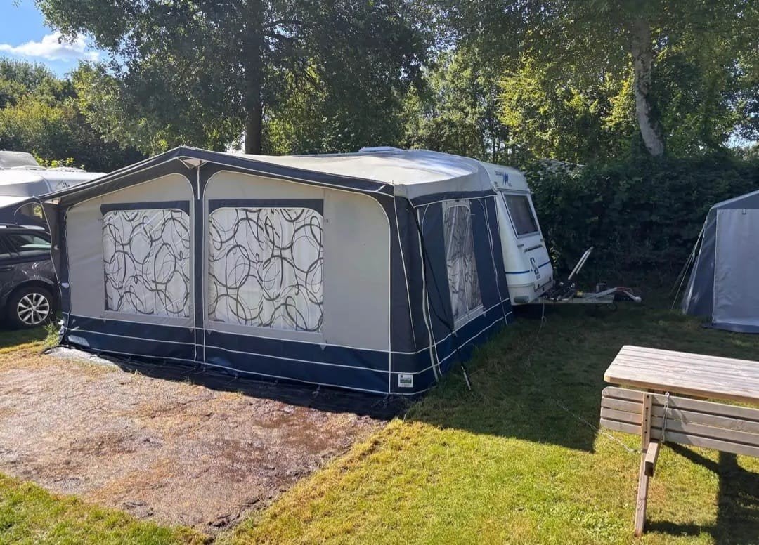 4 seizoenen voortent omloopmaat 11 Obelink, Caravans en Kamperen, Ophalen of Verzenden, Zo goed als nieuw