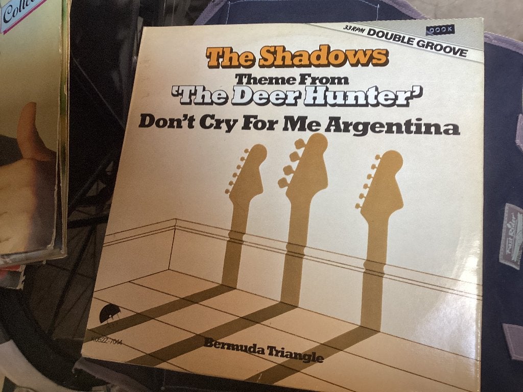 Lp The Shadows, Deer hunter, Don’t cry for me Argentina, LP, Gebruikt, Pop, Ophalen of Verzenden