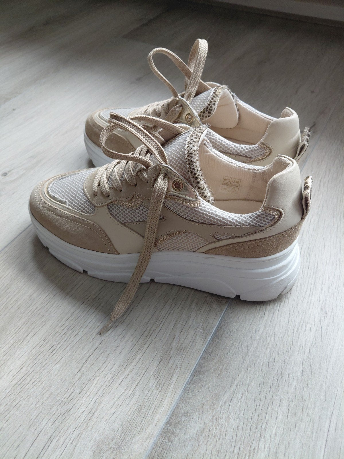 Poelman gymp, Poelman, Beige, Ophalen of Verzenden, Sneakers of Gympen