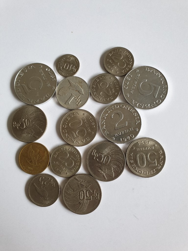 3453 15 munten uit indonesie, Verzenden, Zuidoost-Azië