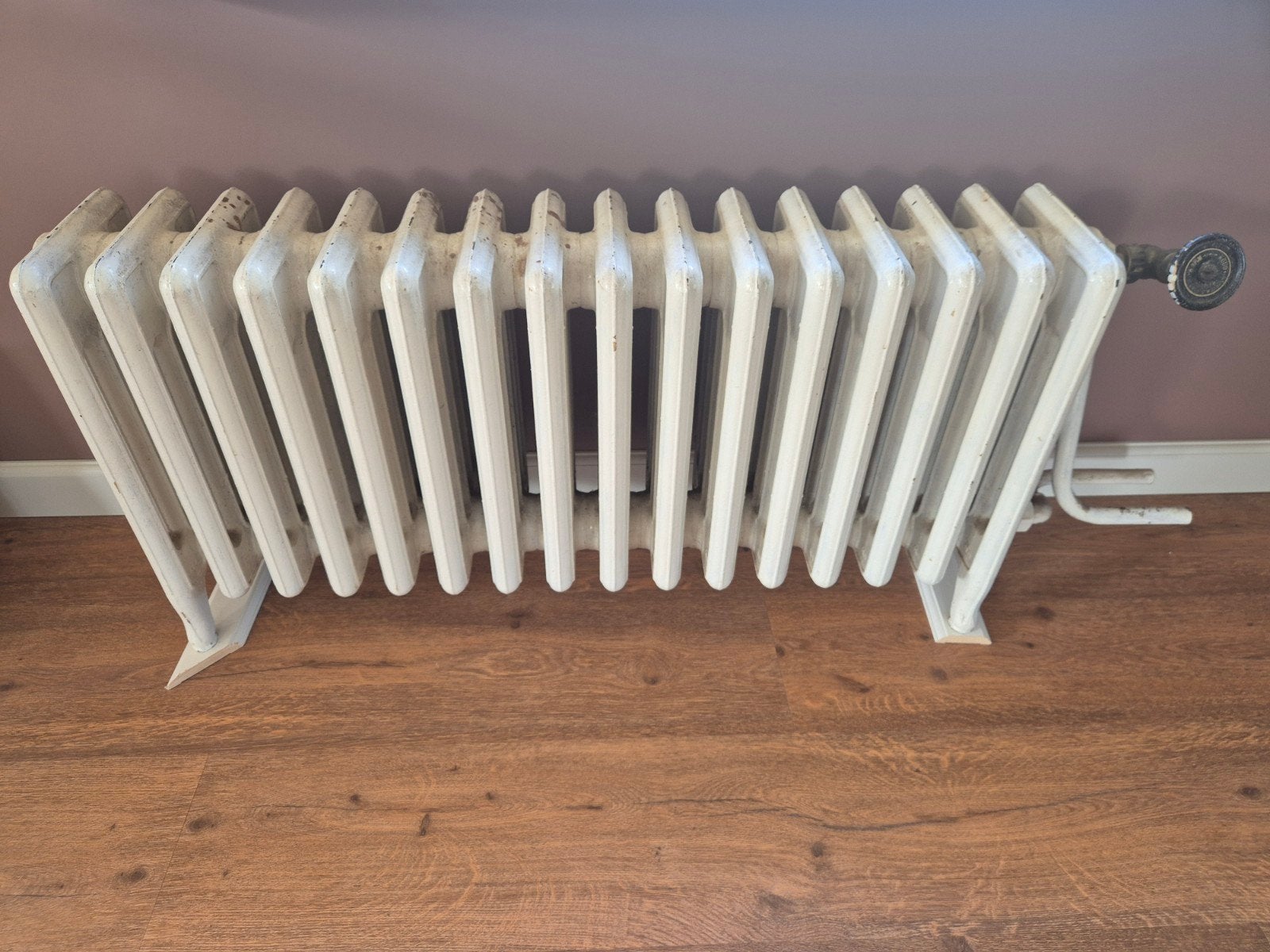 1x gietijzeren radiator, Doe-het-zelf en Verbouw, Verwarming en Radiatoren, Ophalen, Gebruikt, Radiator