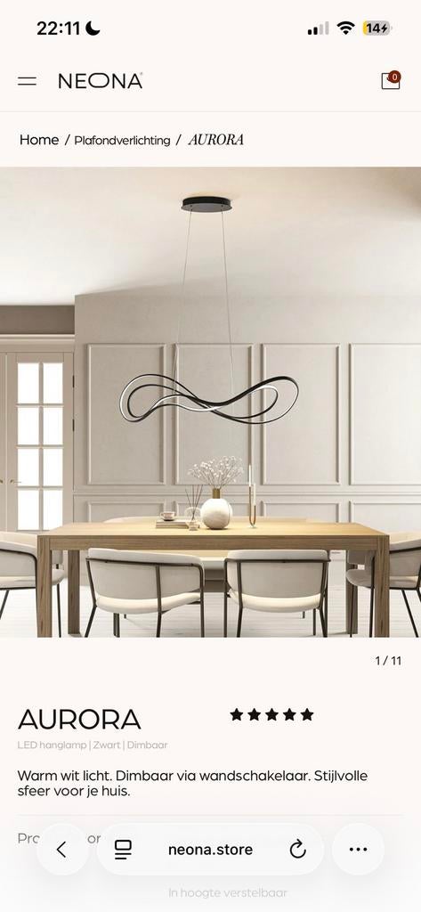 Gezocht: neona lamp Aurora, Ophalen of Verzenden, Zo goed als nieuw, Minder dan 50 cm