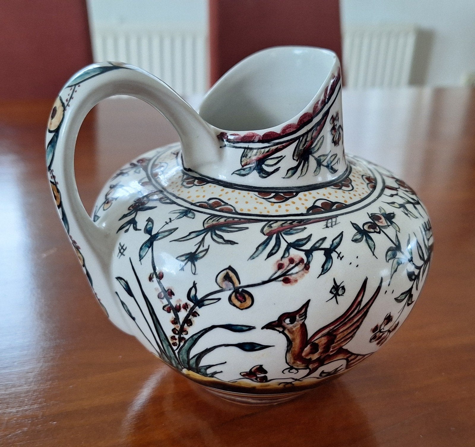 Van Gelder  gedecoreerde vaas., Ophalen of Verzenden