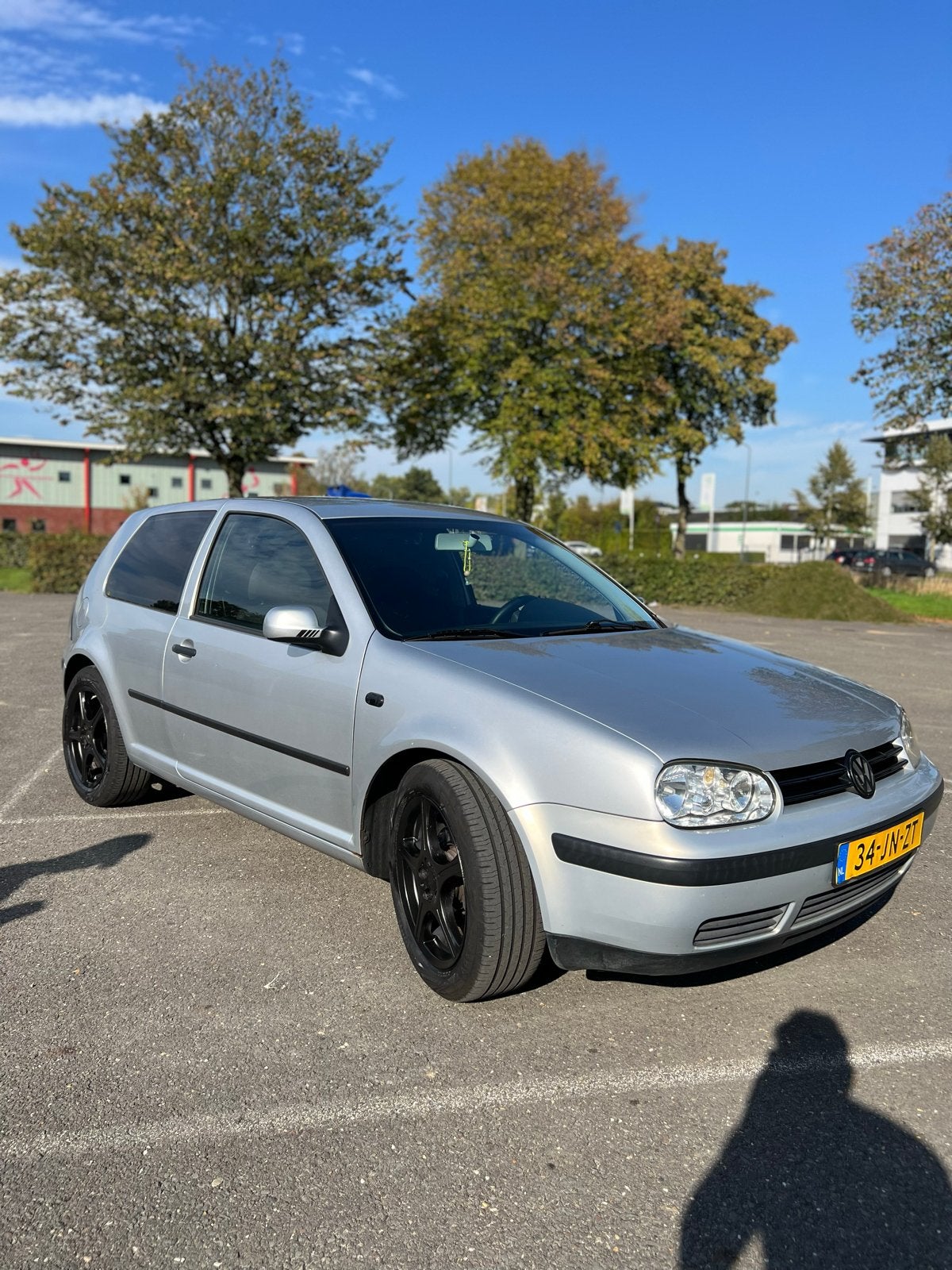 Volkswagen Golf 2.0 85KW 2002 Grijs, Auto's, 4 cilinders, 1984 cc, 49 €/maand, Origineel Nederlands