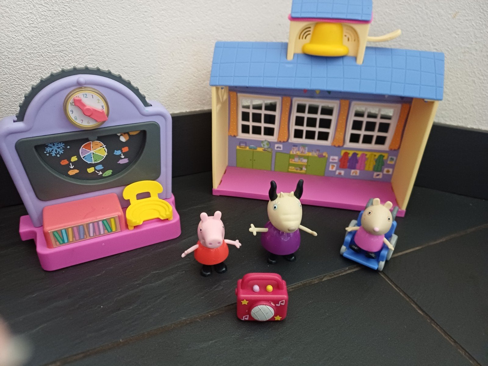 Peppa Pig School Speelset - Niet Compleet, Ophalen of Verzenden, Gebruikt, Jongen of Meisje