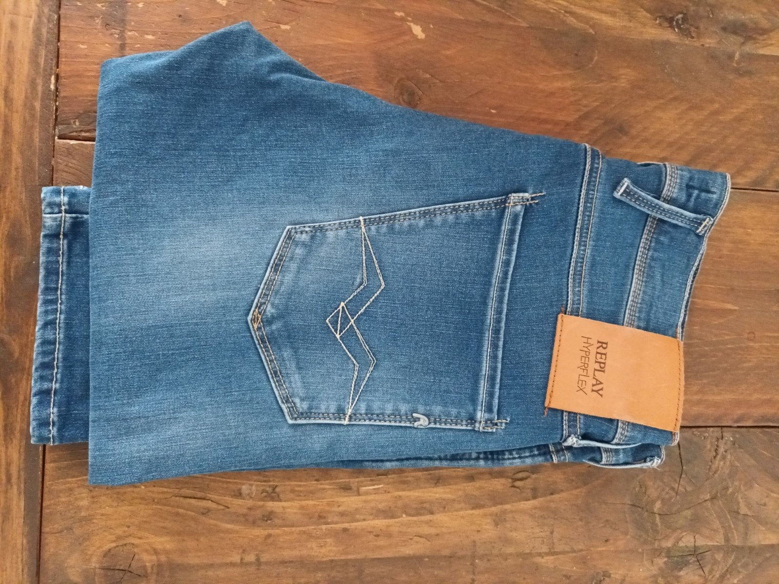 Replay Anbass Hyperflex Jeans W30 L34, Kleding | Heren, Spijkerbroeken en Jeans, Blauw, W32 (confectie 46) of kleiner, Ophalen of Verzenden