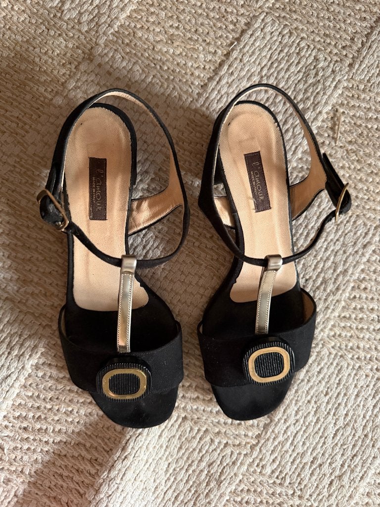 Elegante damesschoenen, Zwart, Sandalen of Muiltjes, Ophalen of Verzenden, Onbekend