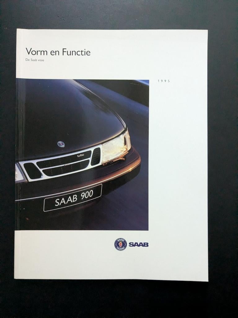 Brochure SAAB 900 Vorm en Functie 1994/1995, Ophalen of Verzenden, Zo goed als nieuw, Overige merken