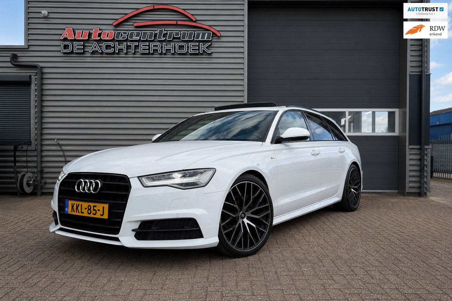 Audi A6 AVANT 1.8 TFSI ultra S line PANO | Standkachel | BOS, Wit, Automatische klimaatregeling, 1700 kg, 750 kg