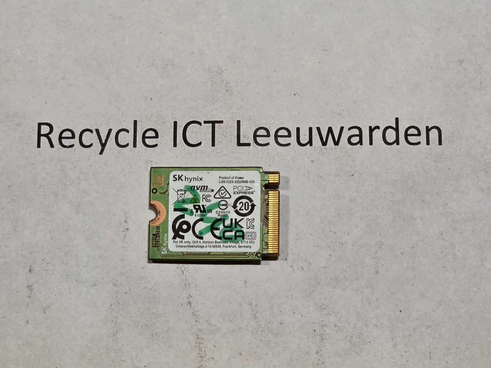 SK Hynix NVMe SSD - Snelle opslag voor uw computer, Intern, Gebruikt, ., SSD