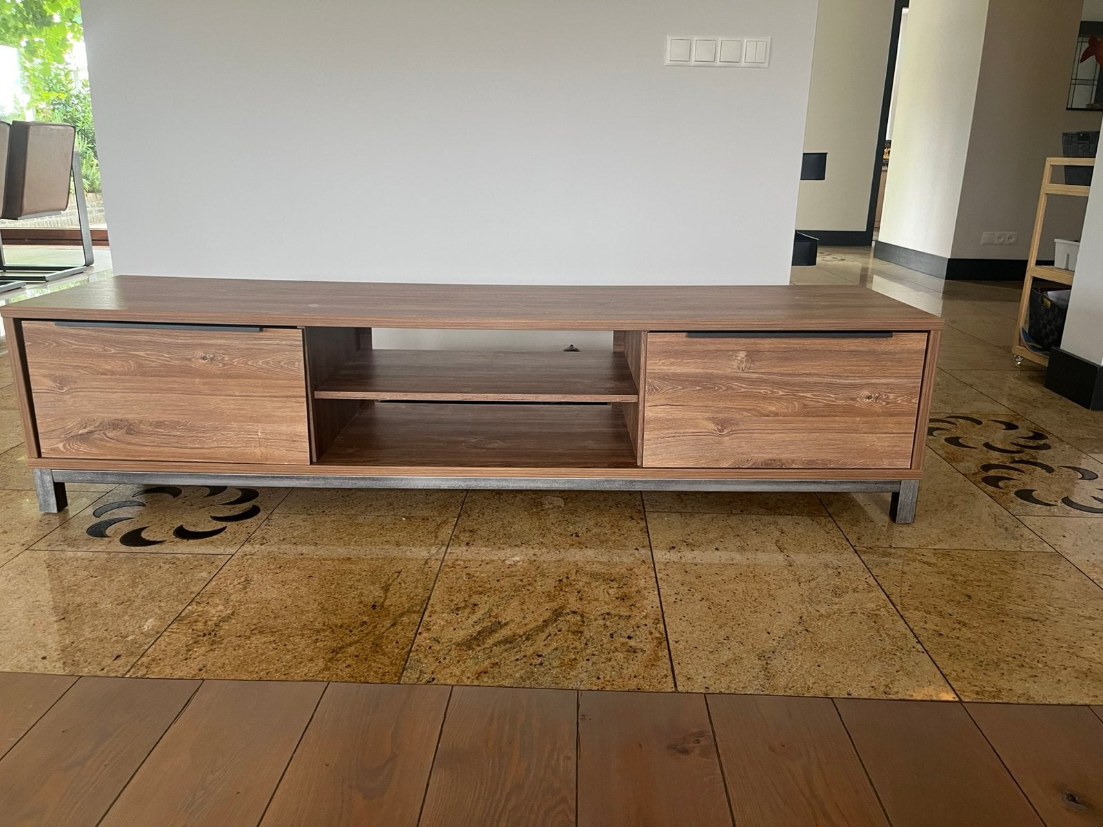 TV meubel, Ophalen, Gebruikt, 150 tot 200 cm, Minder dan 100 cm
