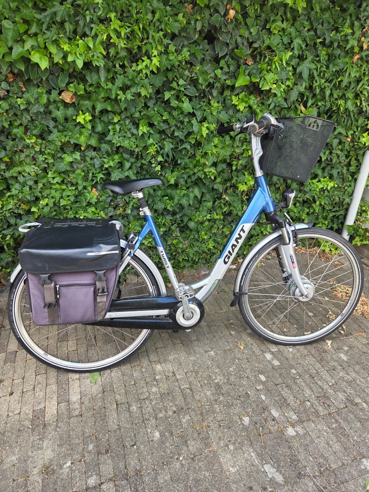 Giant Twist E-bike met 7 versnellingen en lage instap, Ophalen, Gebruikt, Velgrem, Versnellingen