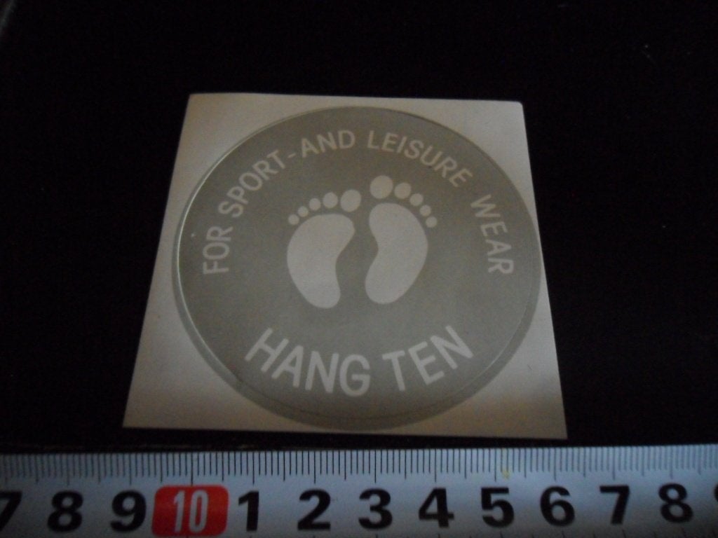 sticker for sport - and leisure wear  HANG TEN, Ophalen, Zo goed als nieuw