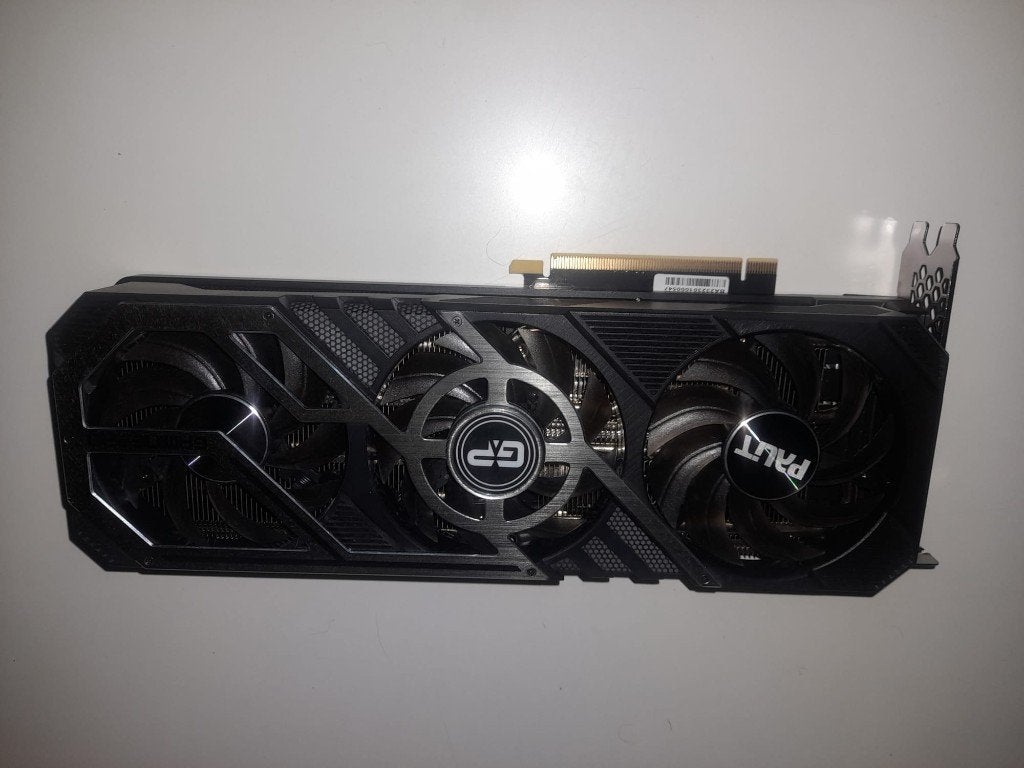 RTX 3070 Ti Palit Gaming PRO, Computers en Software, Ophalen, Gebruikt, GDDR6, PCI-Express 4