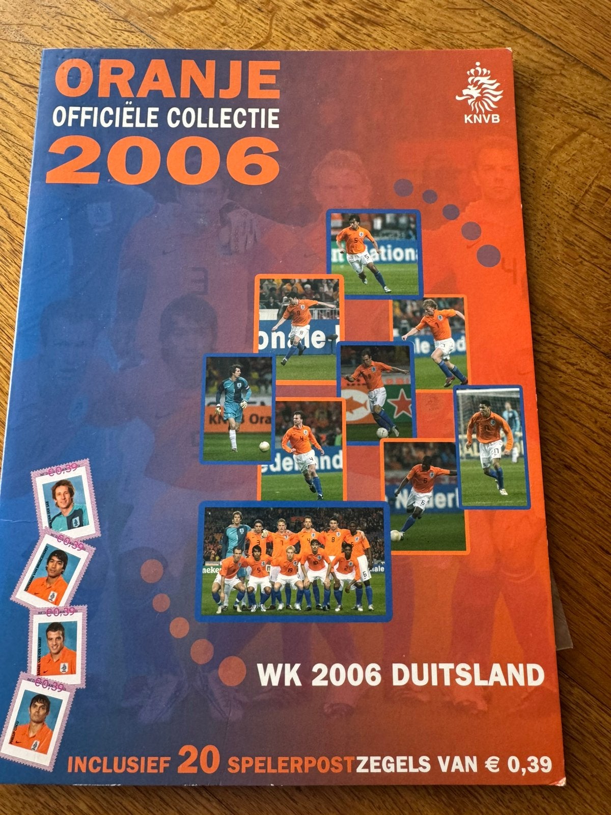 WK 2006. Oranje officiële collectie. Postzegels., Ophalen of Verzenden, Gebruikt, Sticker