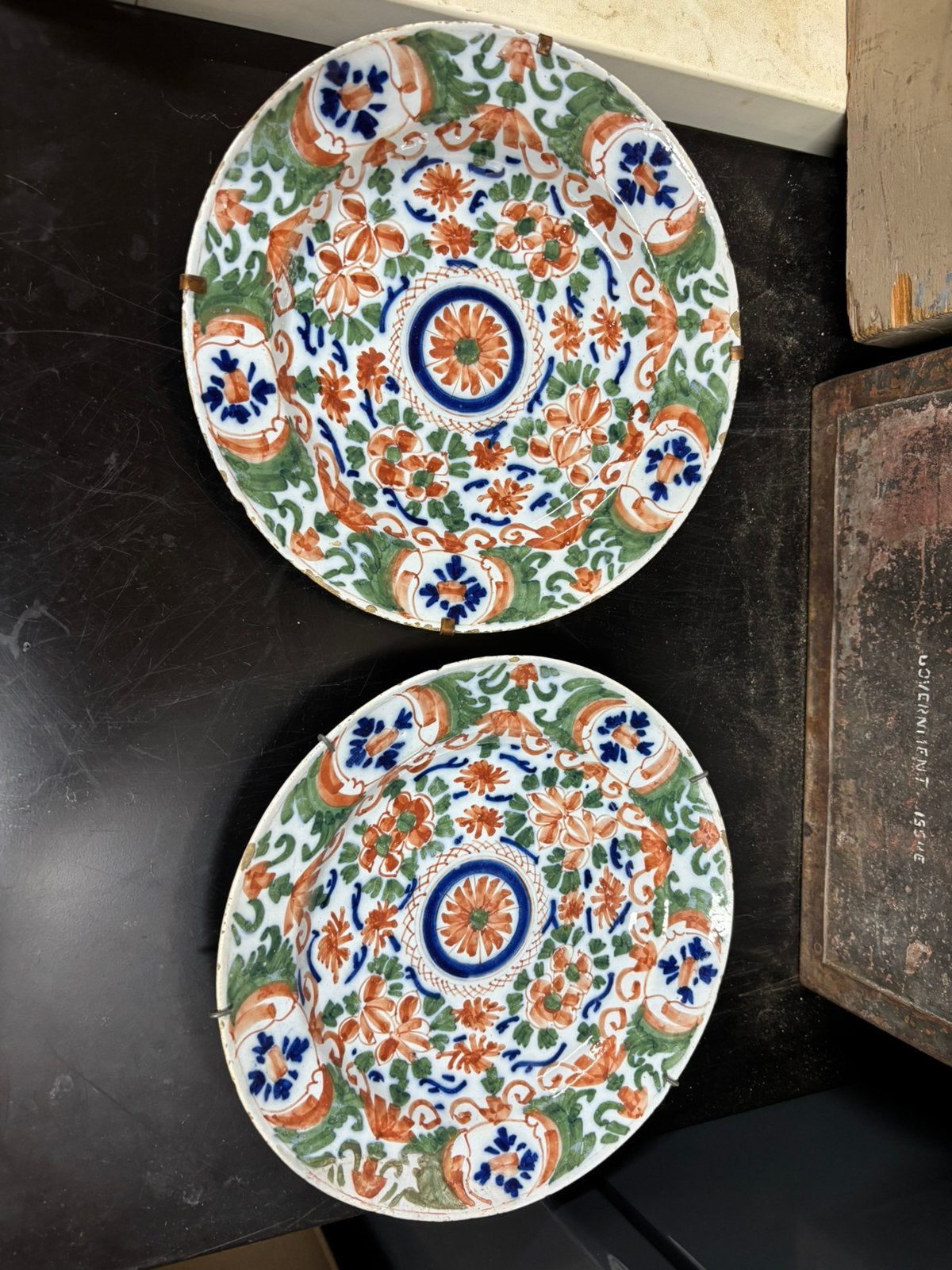 Antiek Delfts 18e eeuw aardewerk boerendelfts Polychroom, Antiek en Kunst, Ophalen of Verzenden