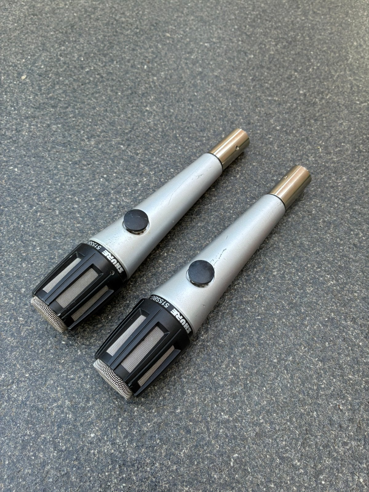 2x Shure 515 Talk Back Push To Talk PTT microfoons xlr, Ophalen of Verzenden, Gebruikt, Overige typen