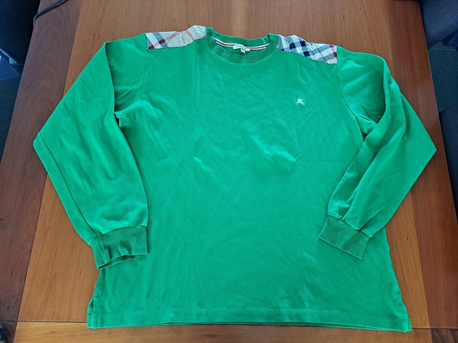 Sweater Burberry groen XL, Kleding | Heren, Maat 56/58 (XL), Ophalen of Verzenden, Zo goed als nieuw, Burberry