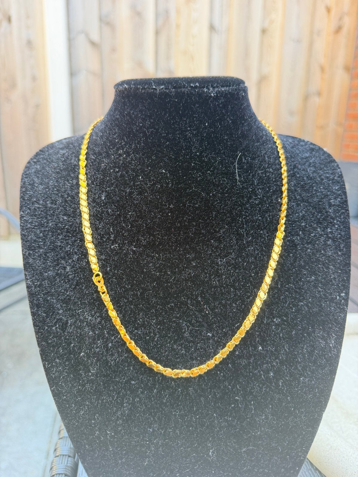 Gouden ketting 916 (22K), Ophalen, Gebruikt, Goud