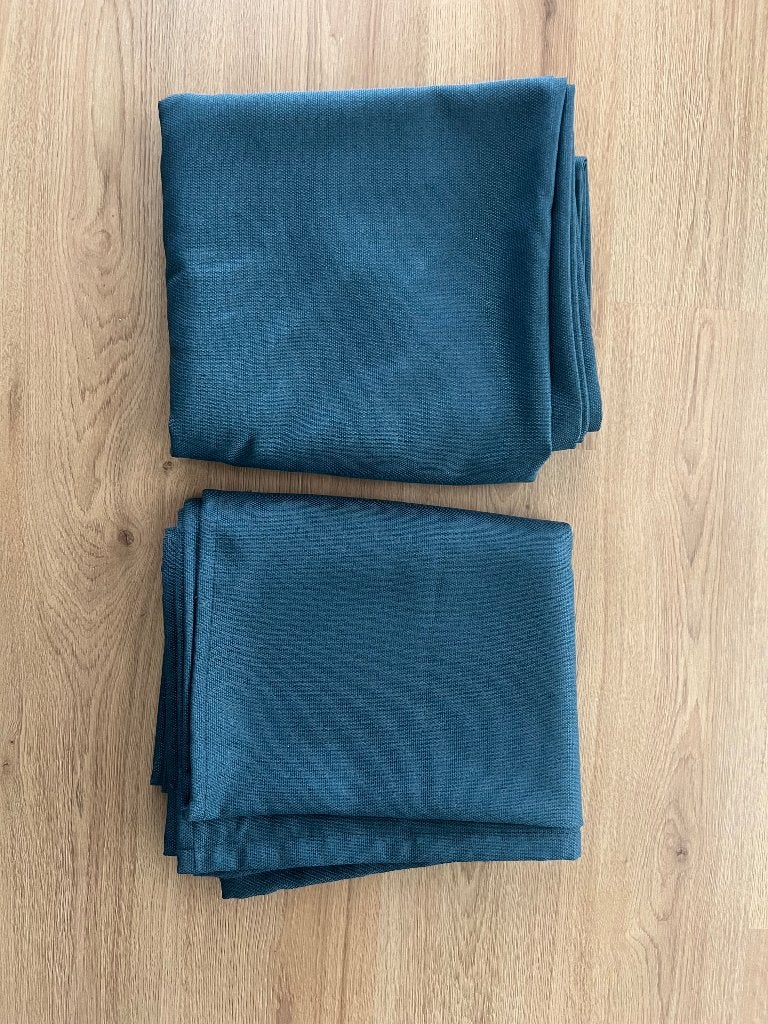 IKEA SANELA Gordijnen Donkerblauw| Drapes Dark Blue, Gebruikt, Gordijn, 250 cm, Polyester