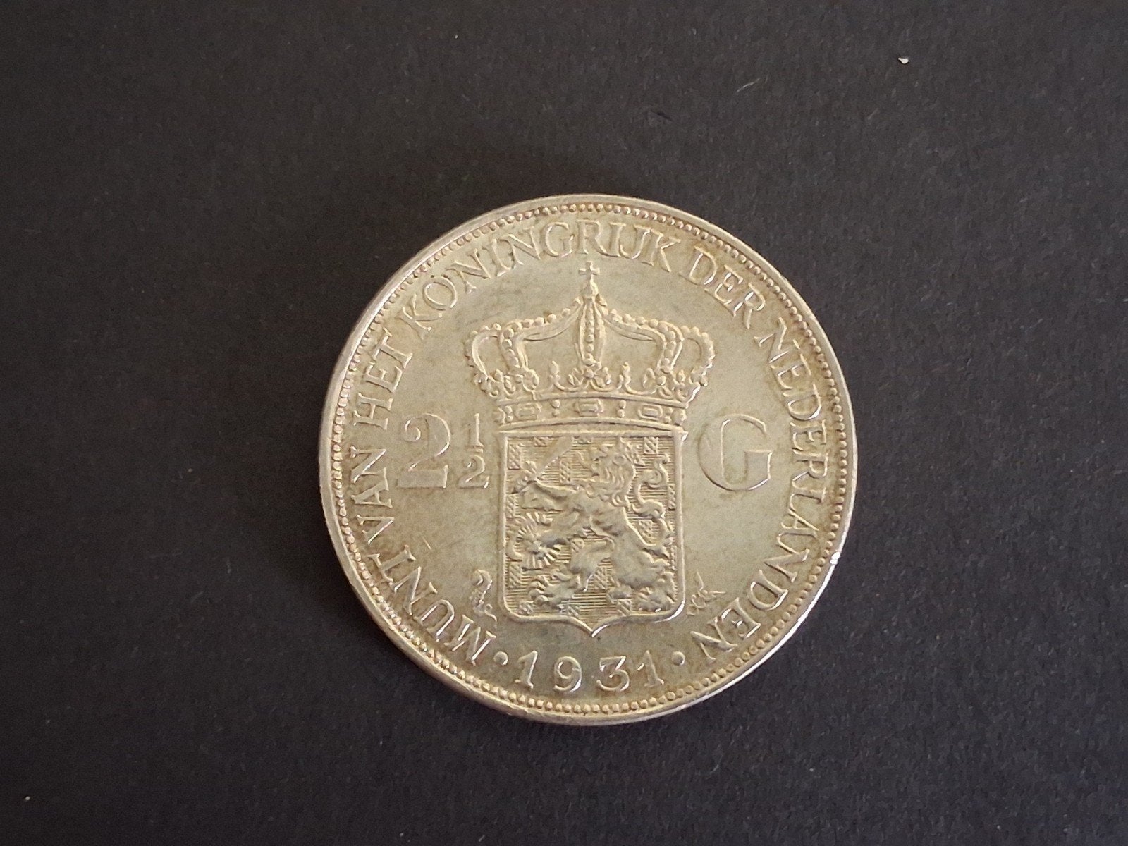 Zilveren rijksdaalder Wilh 1931, Verzenden, Zilver, Koningin Wilhelmina, Losse munt