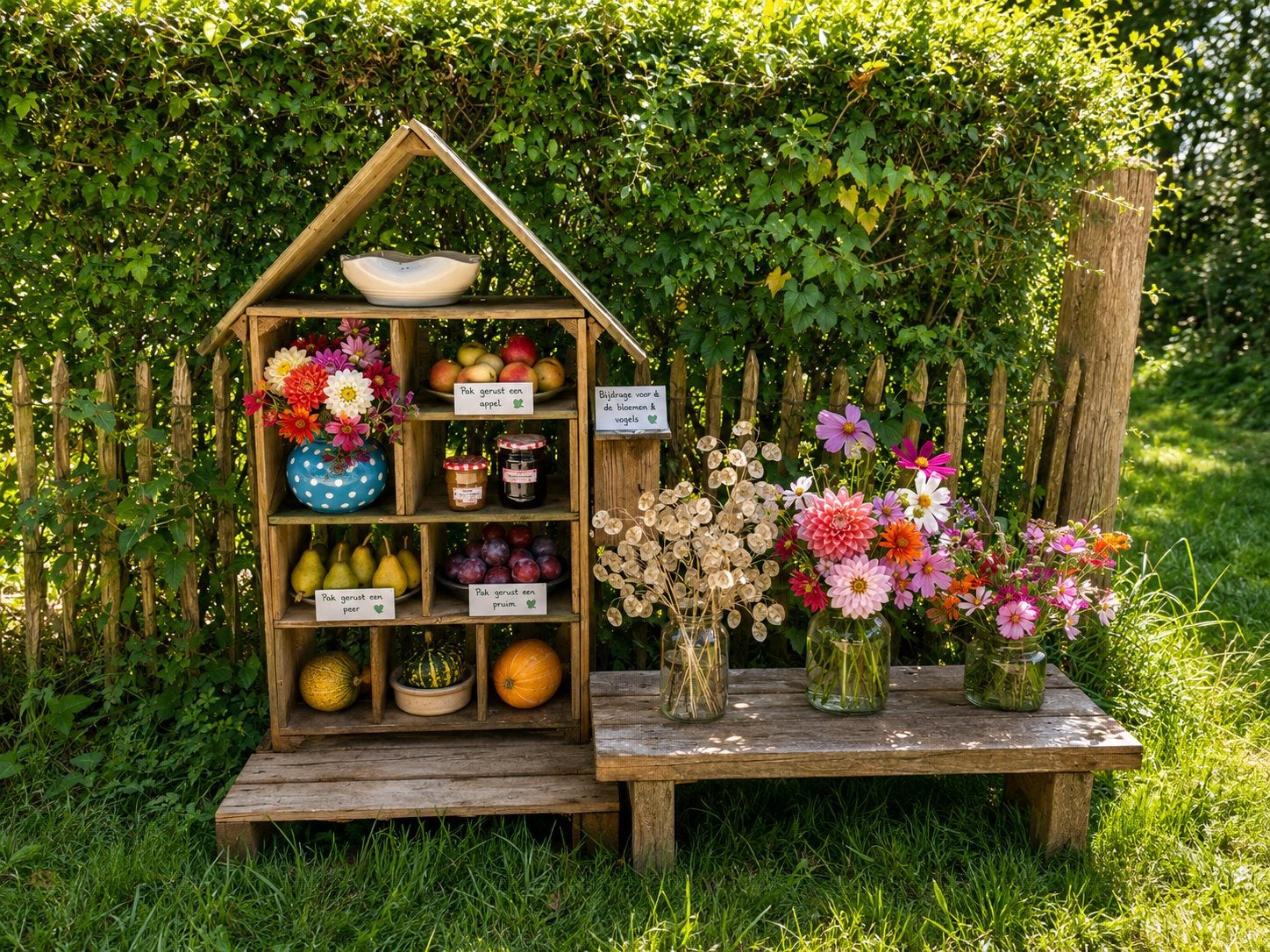 Verse boeketten & fruit uit eigen tuin, Ophalen, Eenjarig, Overige soorten, Volle zon