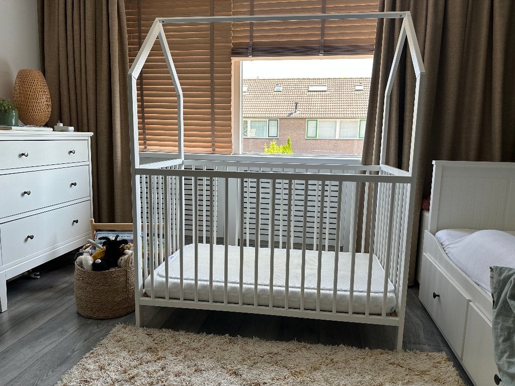 Ledikant Bedhuisje incl. Aerosleep Matras, Ophalen, Gebruikt, Minder dan 140 cm, Matras
