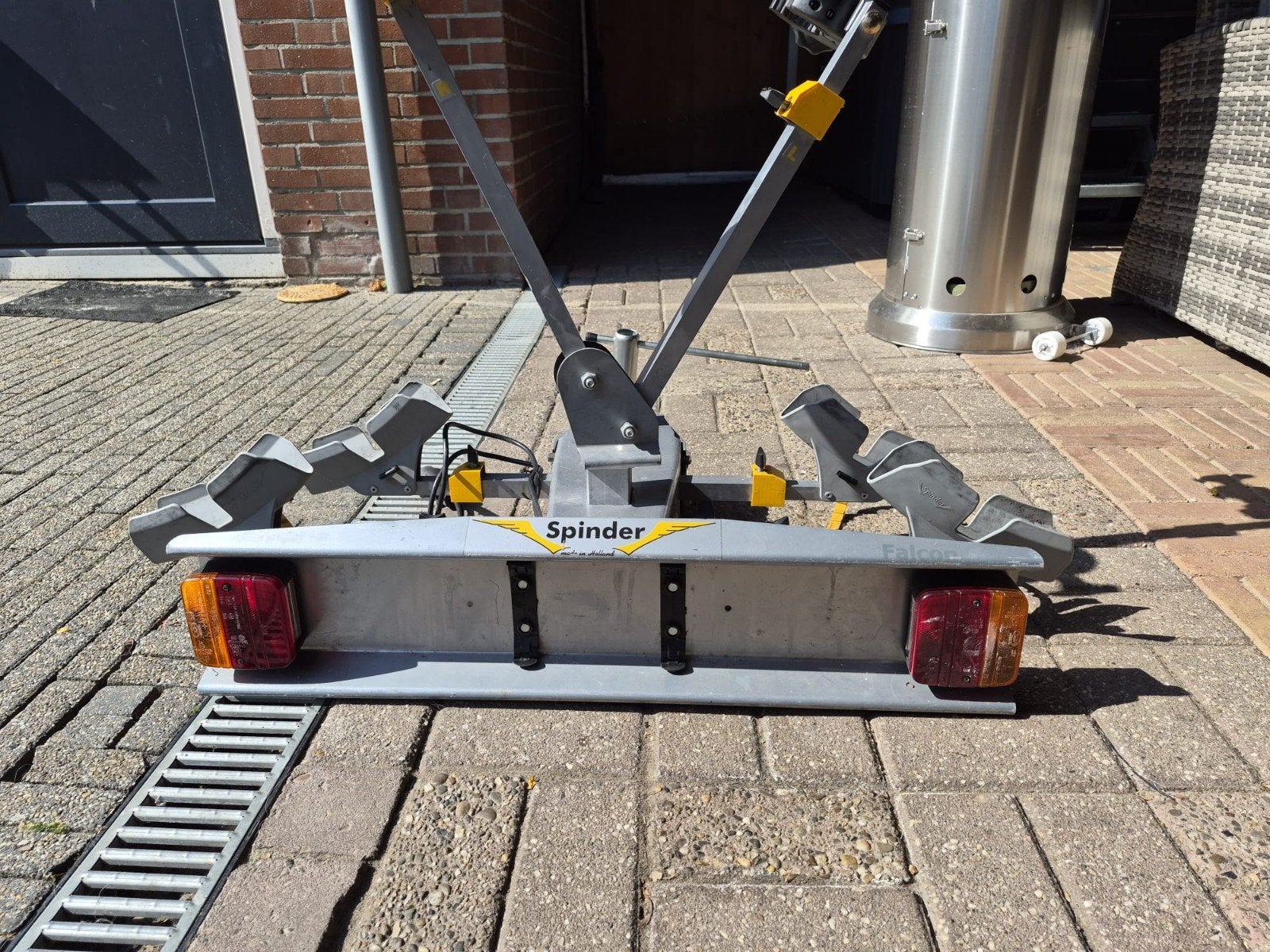 Spinder Falcon fietsendrager voor 2 fietsen, Ophalen