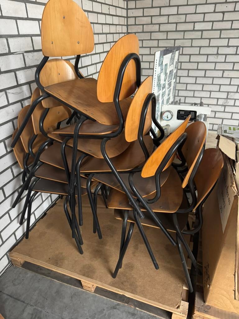 Stoelen, Ophalen, Gebruikt, Bruin, Kantine stoelen