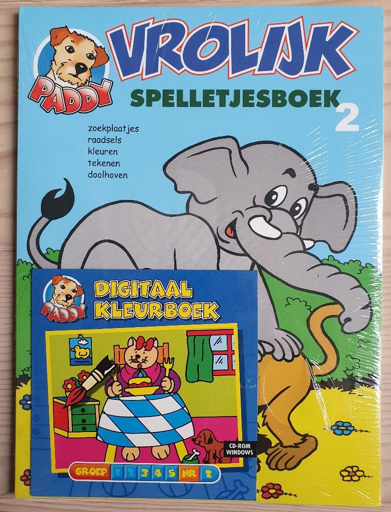 Vrolijk spelletjesboek, €4,50 incl verzendkosten, Verzenden, Nieuw, Taal en Lezen