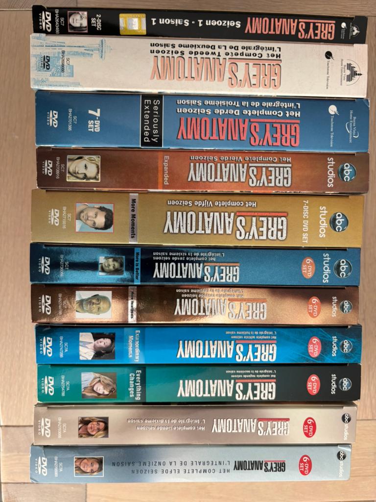 Grey’s Anatomy DVD seizoen 1 t/m 11, Cd's en Dvd's, Dvd's | Tv en Series, Vanaf 12 jaar, Ophalen of Verzenden, Zo goed als nieuw