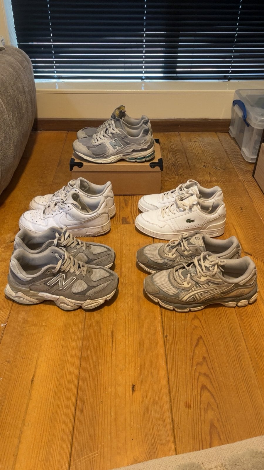 Mijn oude schoenen, Ophalen, Gedragen