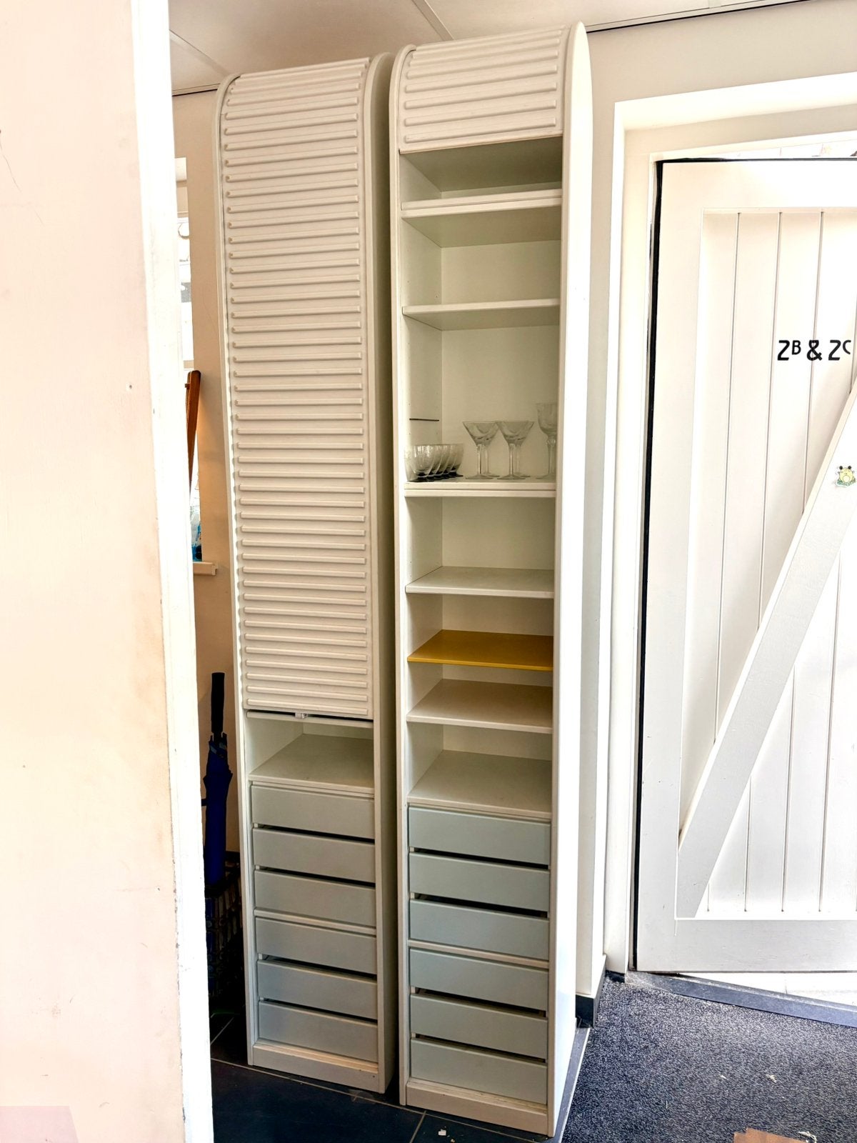 2x Pastoe A'dammer Aldo van den  - 240cm, Huis en Inrichting, Ophalen of Verzenden, Gebruikt, 25 tot 50 cm, 200 cm of meer