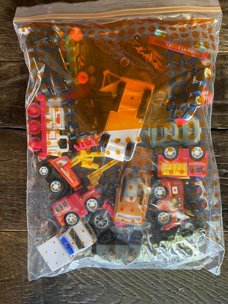 Zak met ongevver 20 miniatuur autotjes, Ophalen of Verzenden, Gebruikt