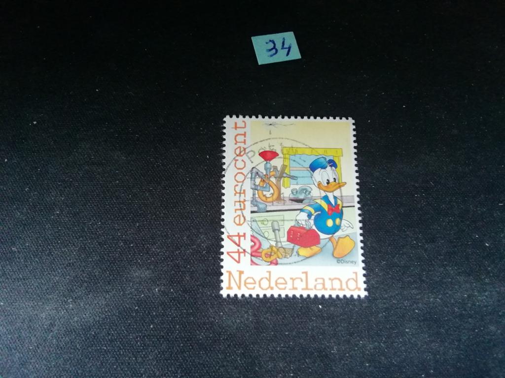 NEDERLAND DONALD DUCK GESTEMPELD, Postzegels en Munten, Postzegels | Nederland, Ophalen of Verzenden, Na 1940, Gestempeld