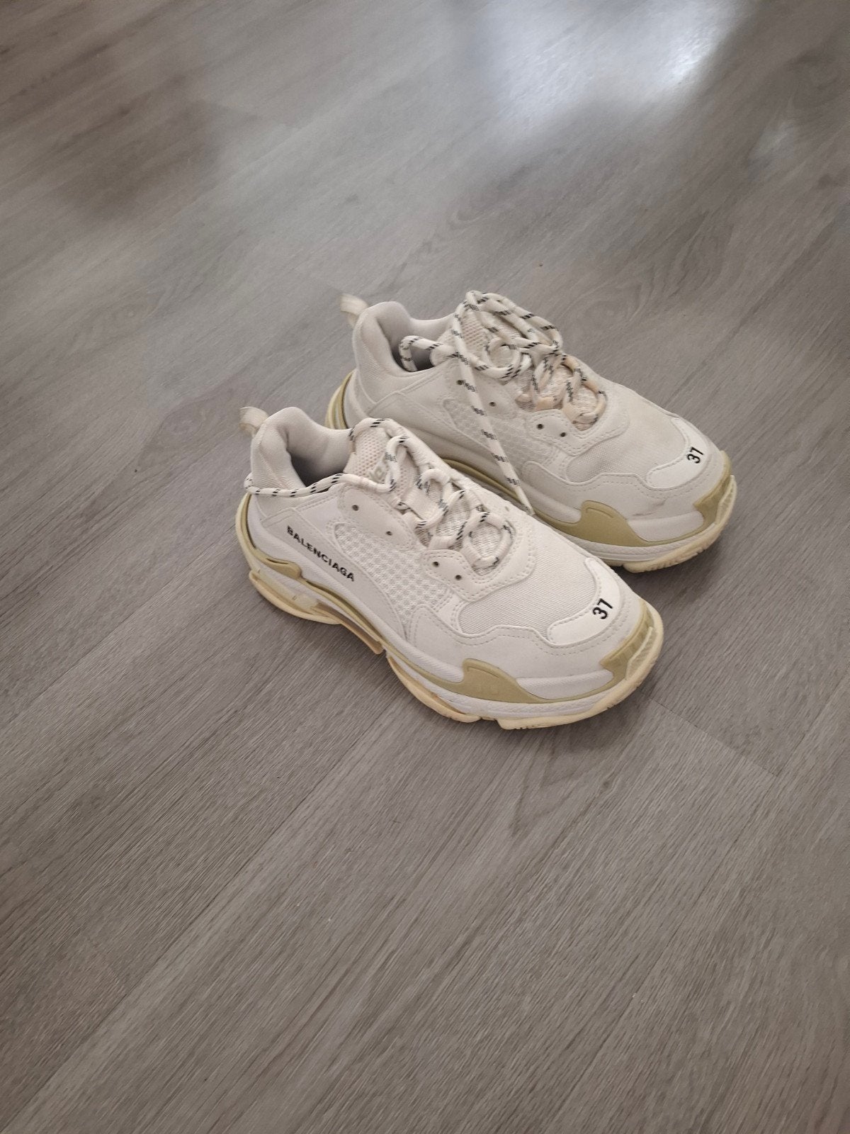 Balenciaga Triple S sneakers maat 37, Balenciaga, Wit, Ophalen of Verzenden, Sneakers of Gympen