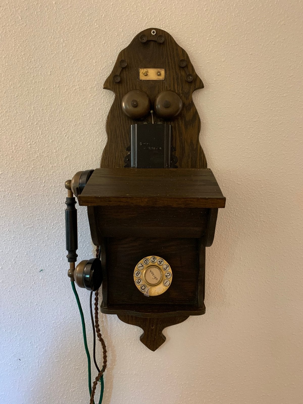 Oude telefoon, Stats Telefonen , Duitsland, Ophalen of Verzenden, Gebruikt, Met draaischijf