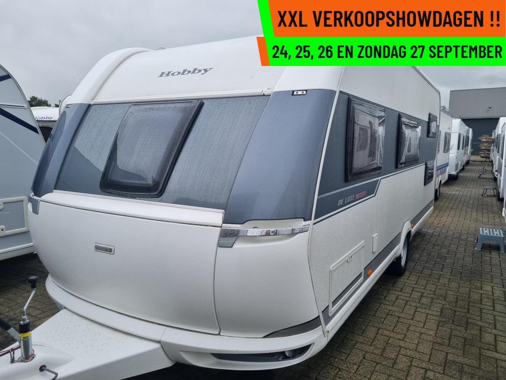 Hobby 545 KMF de luxe edition STAPELBED + MOVER + AUTARK, Rondzit, Hobby, 7 tot 8 meter, Bedrijf