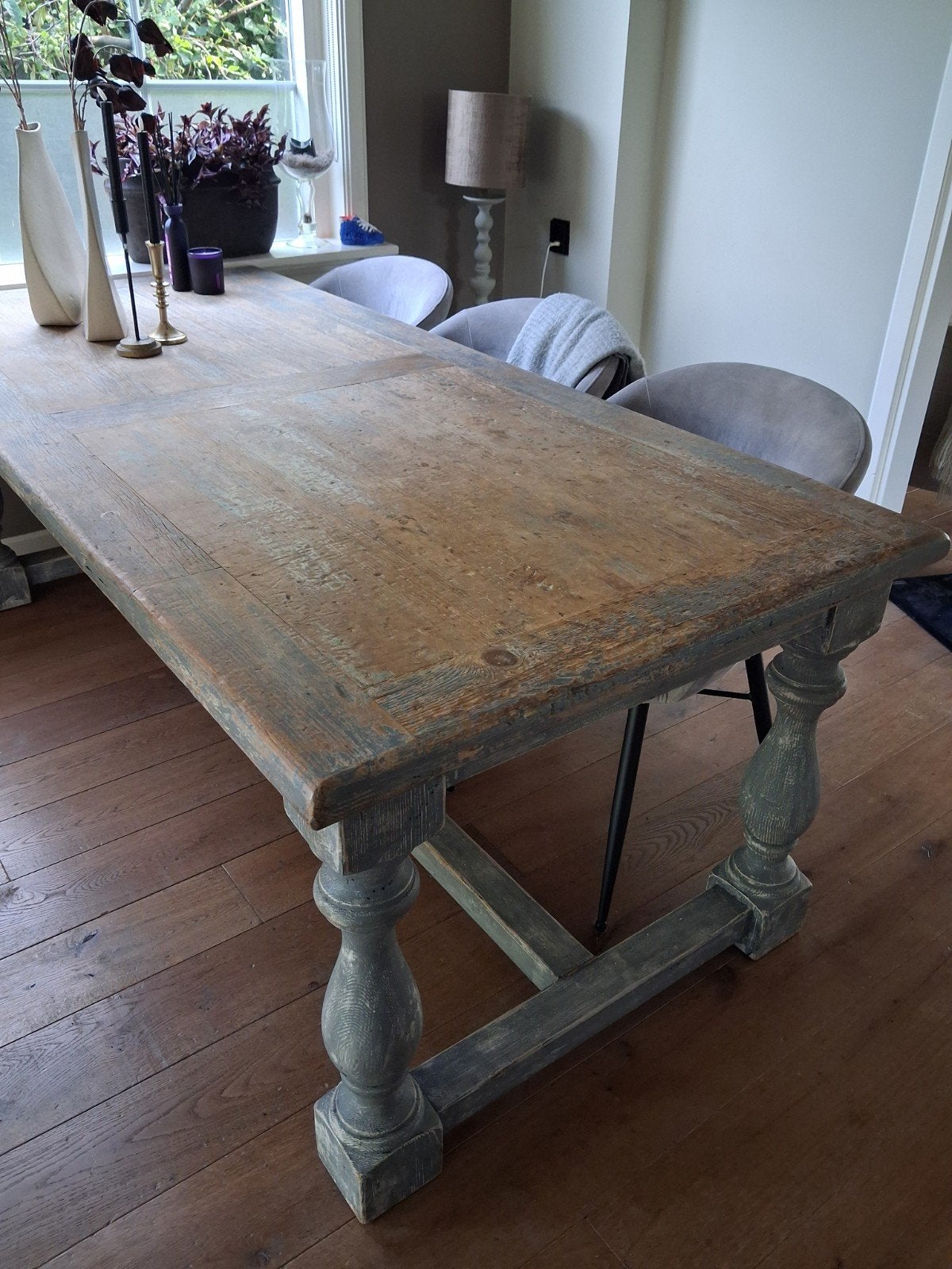 Kloostertafel, 200 cm of meer, Zo goed als nieuw, Rechthoekig, 50 tot 100 cm