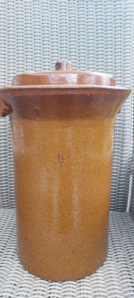 Kimchi Fermenteren Zuurkoolpot Gärtopf 15 ltr, Huis en Inrichting, Keuken | Potten en Pannen, Ophalen, Zo goed als nieuw, Overige materialen